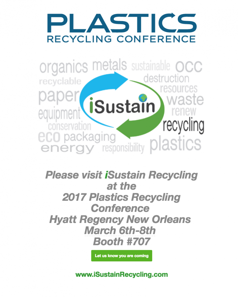 Plastic Recycling Conference iSustain Recycling